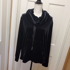 Lauren Ralph Lauren Crushed velvet top size PL